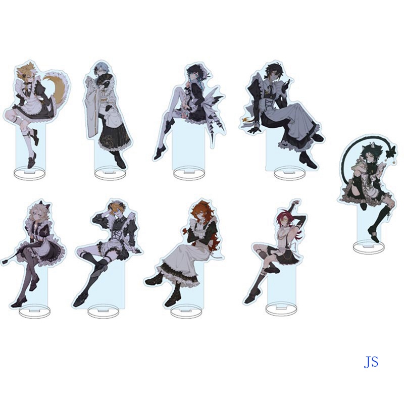 Js Genshin Va Chạm Tượng Nhân Vật Tartaglia Childe Diona Zhongli Bằng Acrylic Trang Trí Bàn Làm Việc
