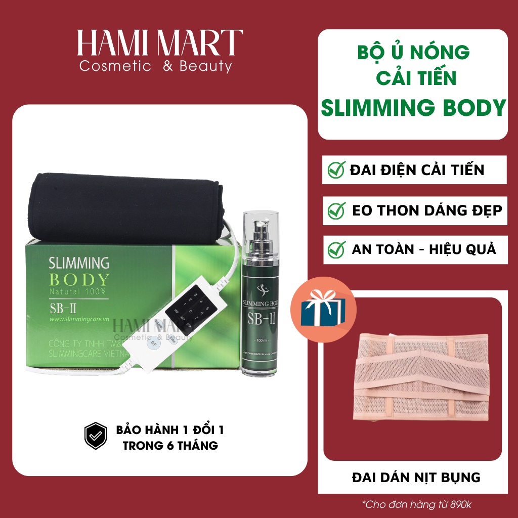 Bọ Đai Quấn Ủ Nóng Slimming Body SB2 đai điện cải tiến mới giảm mỡ chân , tay bụng