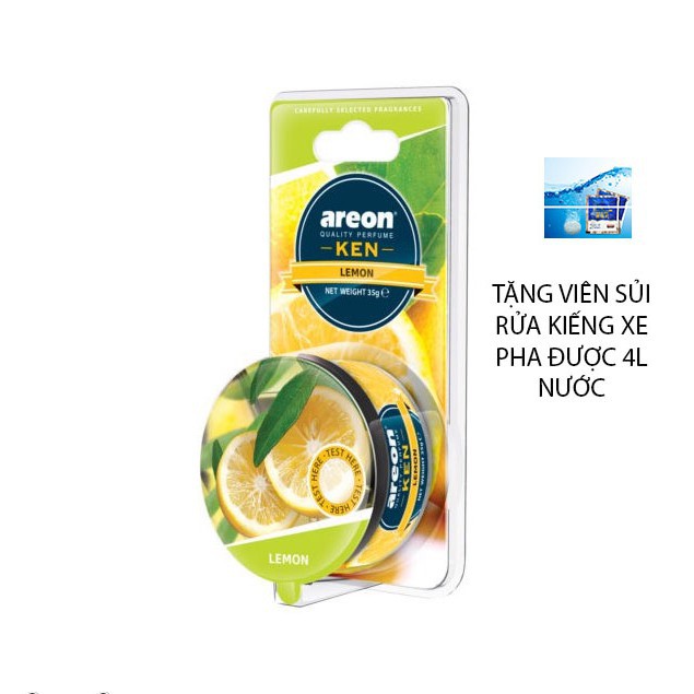 Sáp Thơm Areon Ken Khử Mùi Xe Hơi Cao Cấp Nhập Khẩu Bulgaria (nhiều mùi)