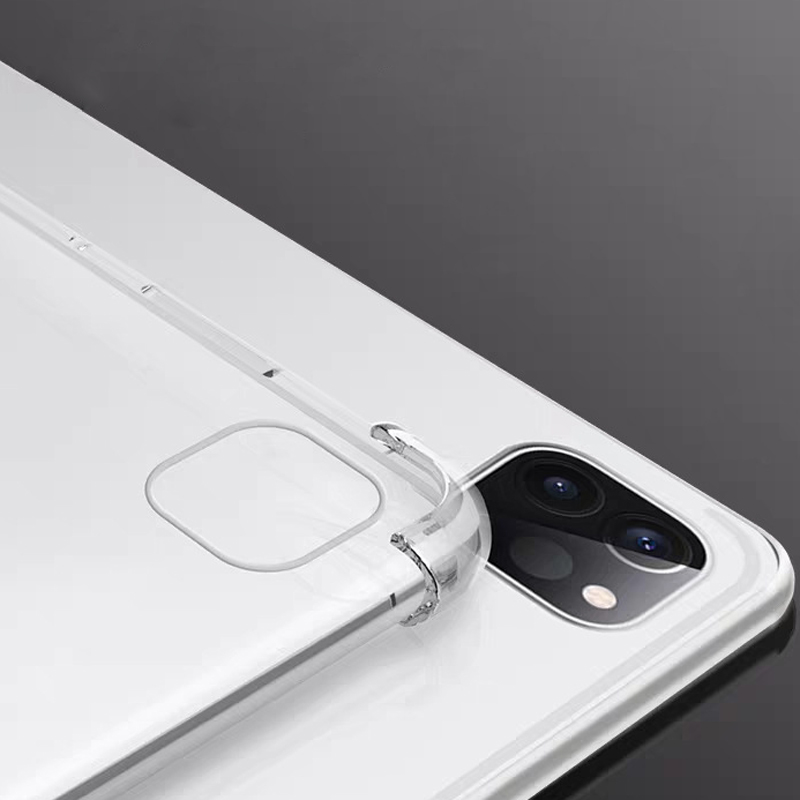 Ốp máy tính bảng mềm trong suốt chống rơi bảo vệ cho iPad Pro 11 inch 12.9 inch 2021