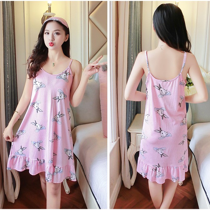 váy mặc nhà Cotton VN06 Hàng nhập