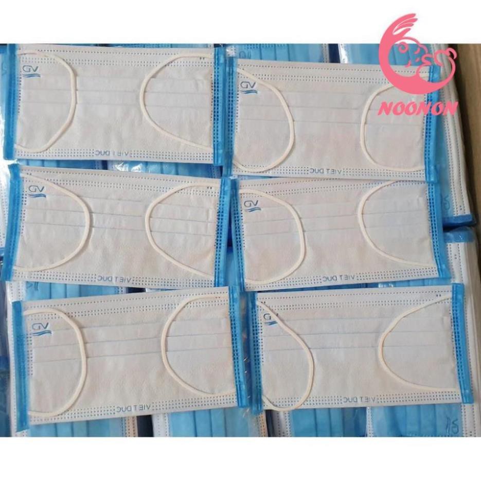 KHẨU TRANG KHÁNG KHUẨN 4 LỚP HỘP 50 CÁI - KHẨU TRANG Y TẾ