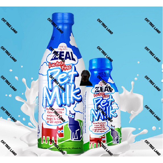 SỮA BÒ TƯƠI UỐNG LIỀN ZEAL CHO CHÓ MÈO 380ML, HÀNG NEW ZEALAND - SỮA ZEAL TIỆT TRÙNG CHO THÚ CƯNG