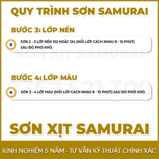 Chai Sơn Samurai Màu Vàng 1728