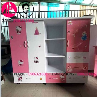 Tủ quần áo trẻ em đẹp ( 1M43 x 1M28 ) #100% Miễn phí $ vận chuyển Bảo hành 2 năm tại nhà