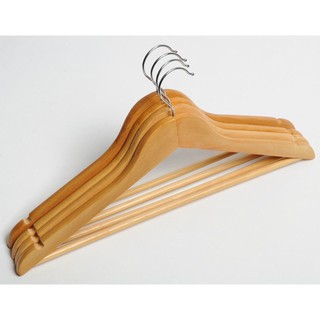 Móc treo quần áo gỗ Tee Decor - Móc quần áo bằng gỗ - Bề mặt nhẵn, không xước vải, chống mối mọt, sơn phủ cao cấp