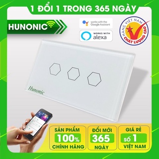 Công tắc cảm ứng wifi thông minh hunonic- nhà thông minh hunonic