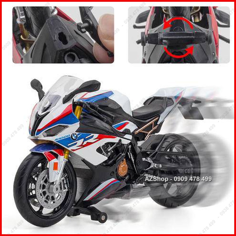 Xe Mô Hình Siêu Moto BMW S1000RR - Tỉ Lệ 1:12