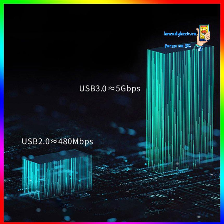 Hộp Đựng Ổ Cứng Ngoài 2.5 Inch Usb 3.0 Sata Bằng Kim Loại Hỗ Trợ Uasp | BigBuy360 - bigbuy360.vn