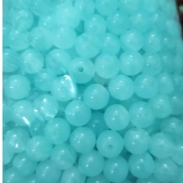 1 viên đá nhân tạo màu xanh nhạt 10mm