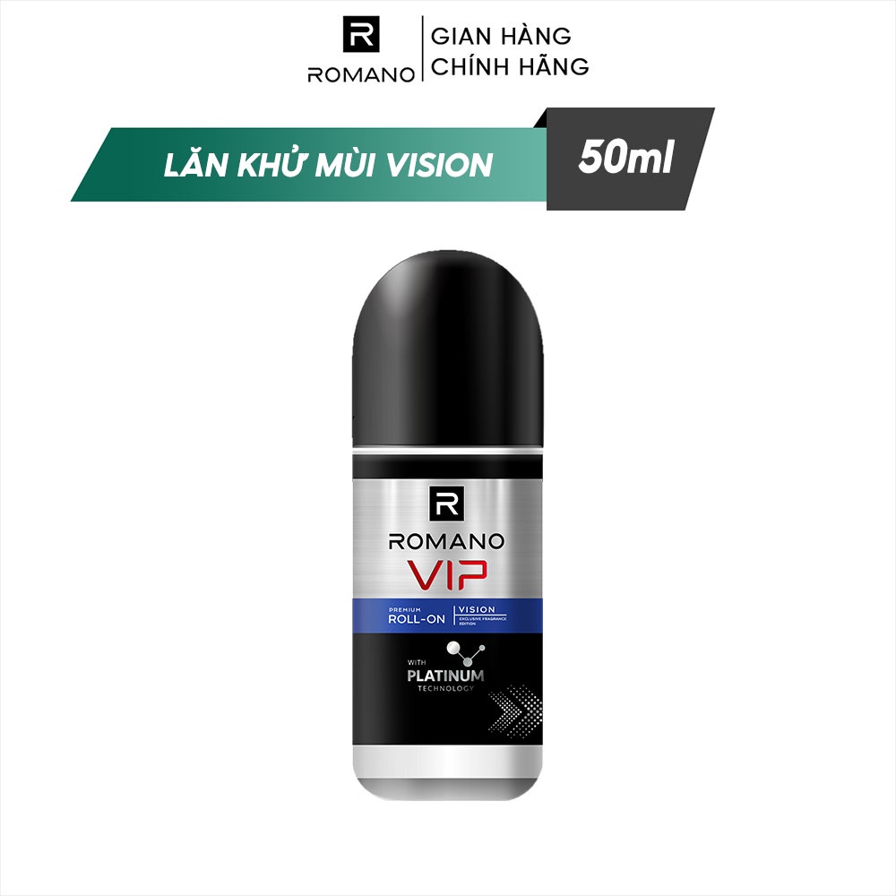 lăn khử mùi cao cấp romano vip 50ml