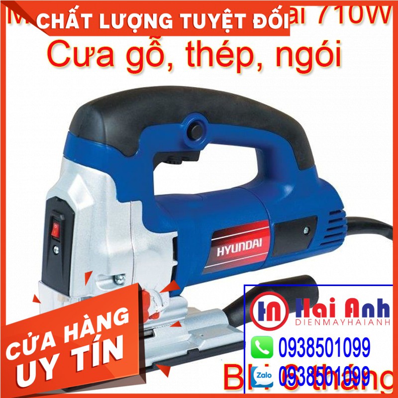 Máy cưa lọng Hyundai HCL726 chính hãng 710W động cơ dây đồng, bảo hành 6 tháng toàn quốc - Máy cắt gỗ, sắt, ngói