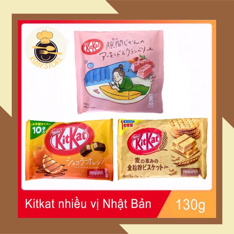 Kitkat nhiều vị Nhật Bản (9 loại)  Date xa