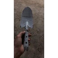 Xẻng làm vườn làm bằng thép chất lượng cao kích thước 8cmxdai 27cm