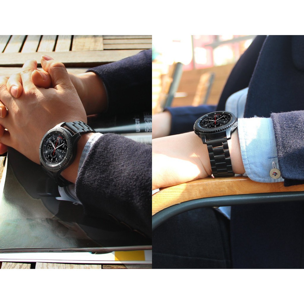 Dây đeo bằng thép không gỉ dành cho đồng hồ thông minh Samsung Gear S3 Classic / Frontier