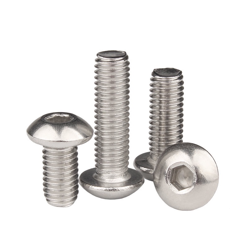 Set 200 Ốc Vít Đầu Lục Giác Tròn Bằng Inox 304 M2M3M4M5M6M8M10M12M16 Chuyên Dụng