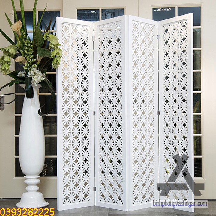 Vách bình phong hoa văn bộ 2tấm