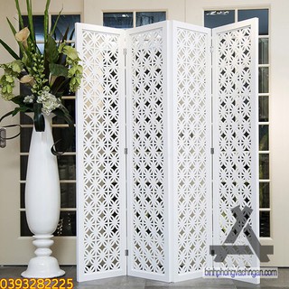 Vách bình phong hoa văn bộ 2tấm