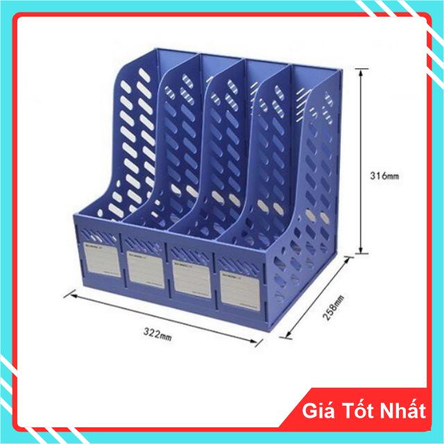 Giá Để Tài Liệu Đứng,  File Nan 4 Ngăn SunWood Để Bàn  Mã số 4104