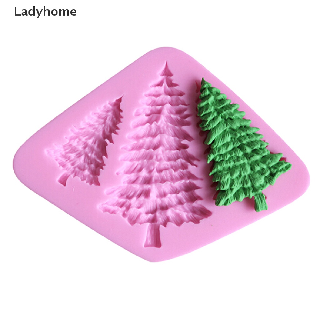 1 khuôn silicone làm bánh hình cây thông giáng sinh