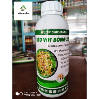 Phân bón lá hữu cơ vi sinh KÉO VỌT BÔNG XOÀI - 1L - Kích ra hoa sớm, ra hoa cực mạnh - Vọt hoa mạnh - Bung hoa khỏe