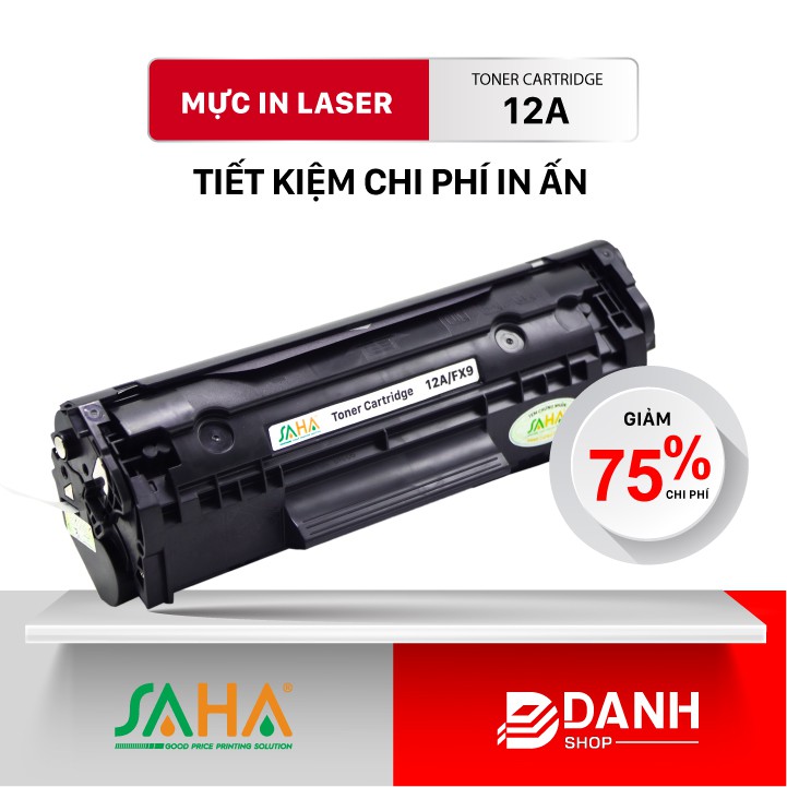 Hộp mực 12A/FX9 - HP & Canon / Canon 2900, 3000  / HP 3055, M1005MFP, M1319MFP- SAHA