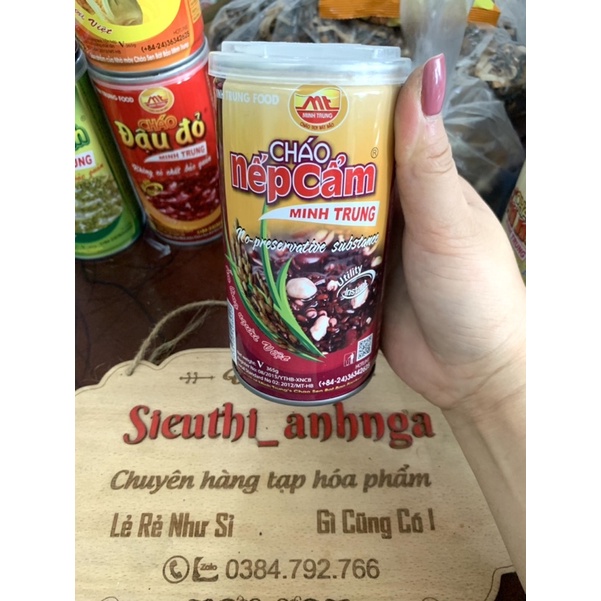 Cháo Sen Bát Bảo Minh Trung 365g (Đủ Vị)