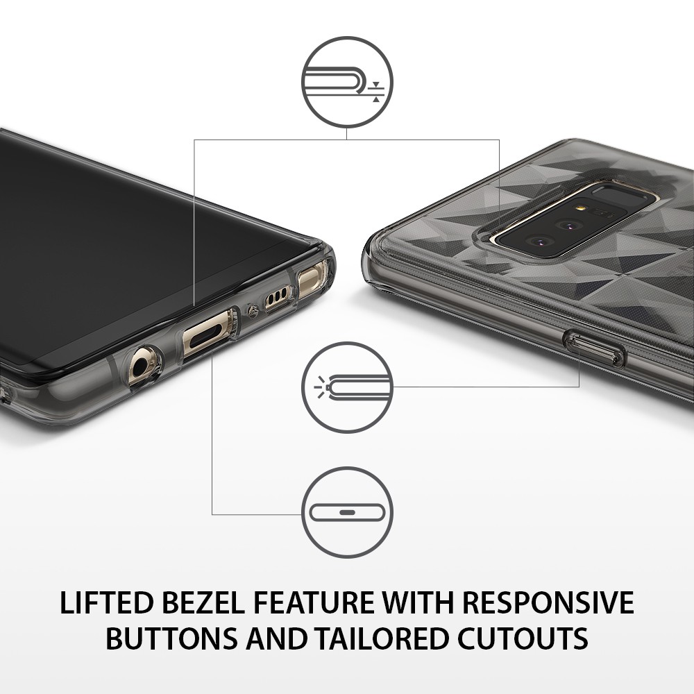 Ringke Air Prism, Galaxy Note 8 [Air Prism] Ringke Vỏ hộp nhẹ Nắp TPU mềm dẻo