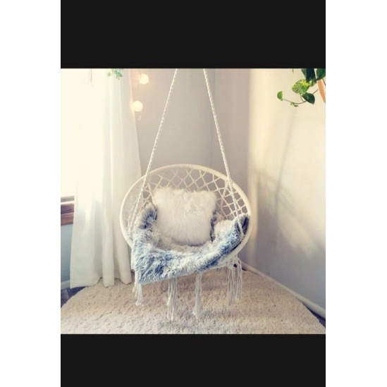 Võng ngồi  macrame, võng treo thư giãn macrame
