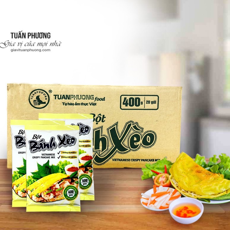 Bột Bánh Xèo Tuấn Phương/ Thành Phát gói 400g