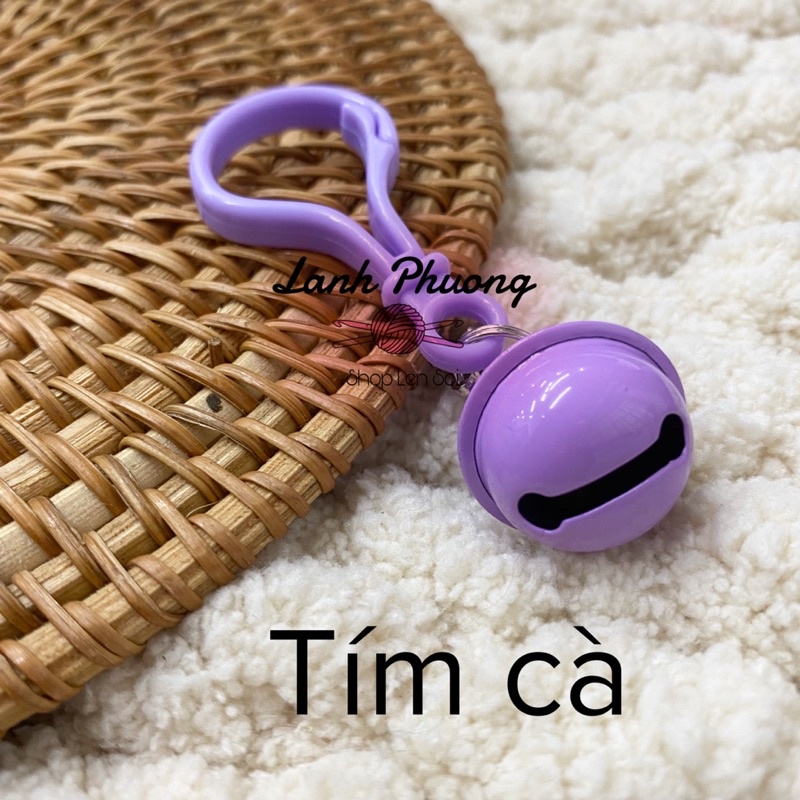 Móc Khoá Nhựa Viên Chuông Tròn (lẻ 1 cái)