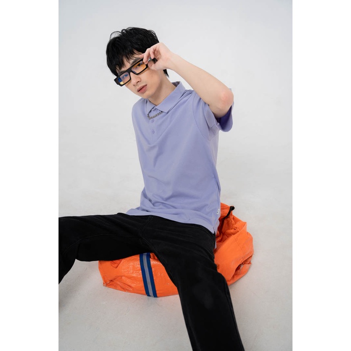 Áo Polo Nam BOO Dáng Loose Vải Cotton Cao Cấp Phối Patch