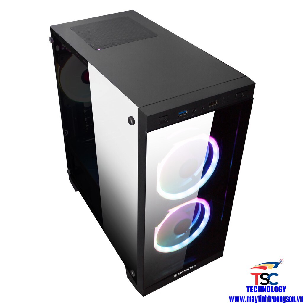 Case Máy Tính Để Bàn XIGMATEK SCORPIO Gaming | 2 FAN X9 - Bảo Hành Chính Hãnh Tại Mai Hoàng