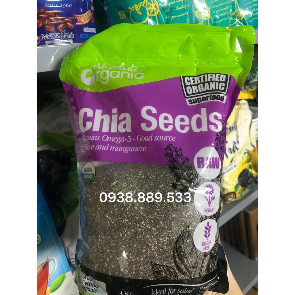 Hạt Chia Úc gói 1kg hàng chuẩn ạ