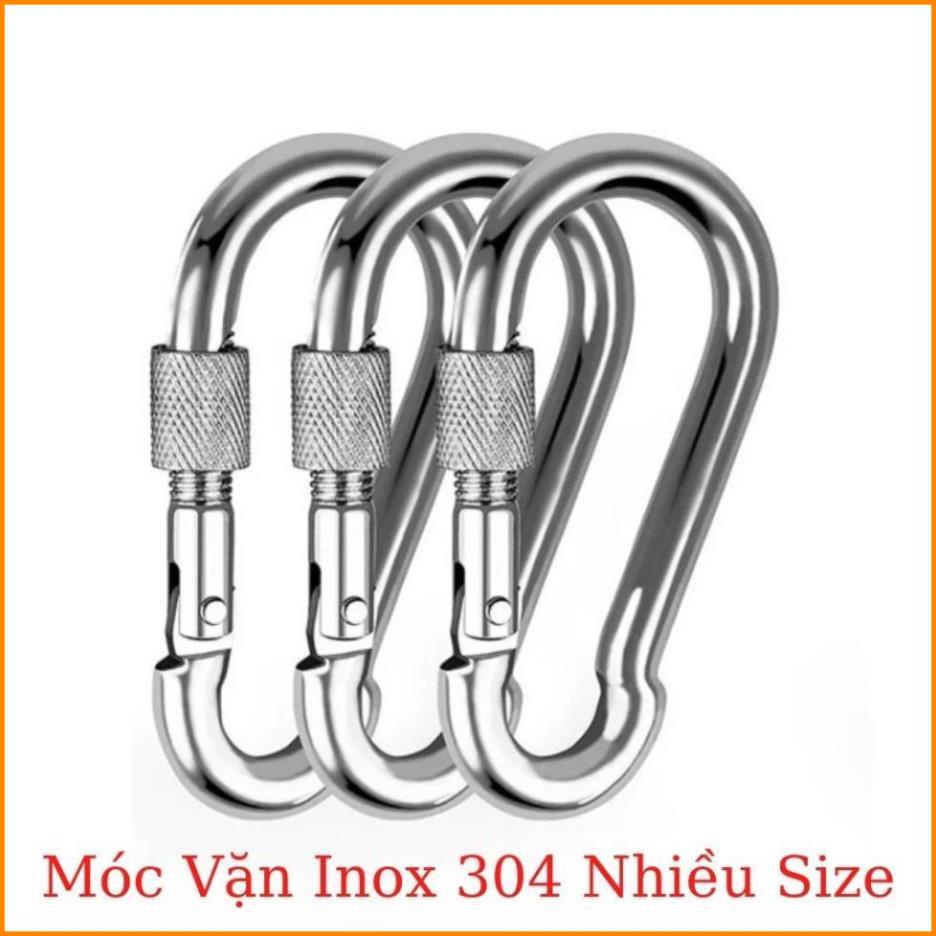 Móc inox vặn ren chống mở . Inox 304 bền bỉ với thời gian