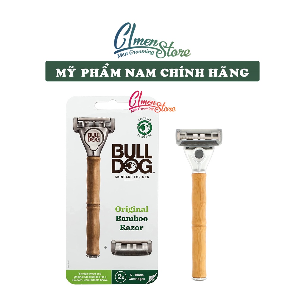 Dao cạo râu Bulldog Original Bamboo Razor