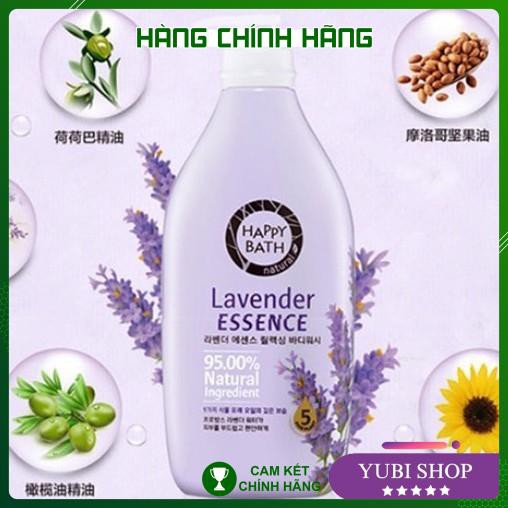 Sữa Tắm Happy Bath Hàn Quốc - Sữa Tắm Happy Bath Natural Real Mild 900ml - Auth