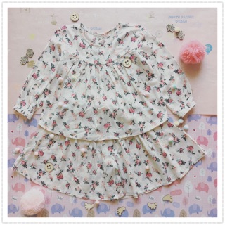 Set hoa Cotton thiết kế cho bé yêu