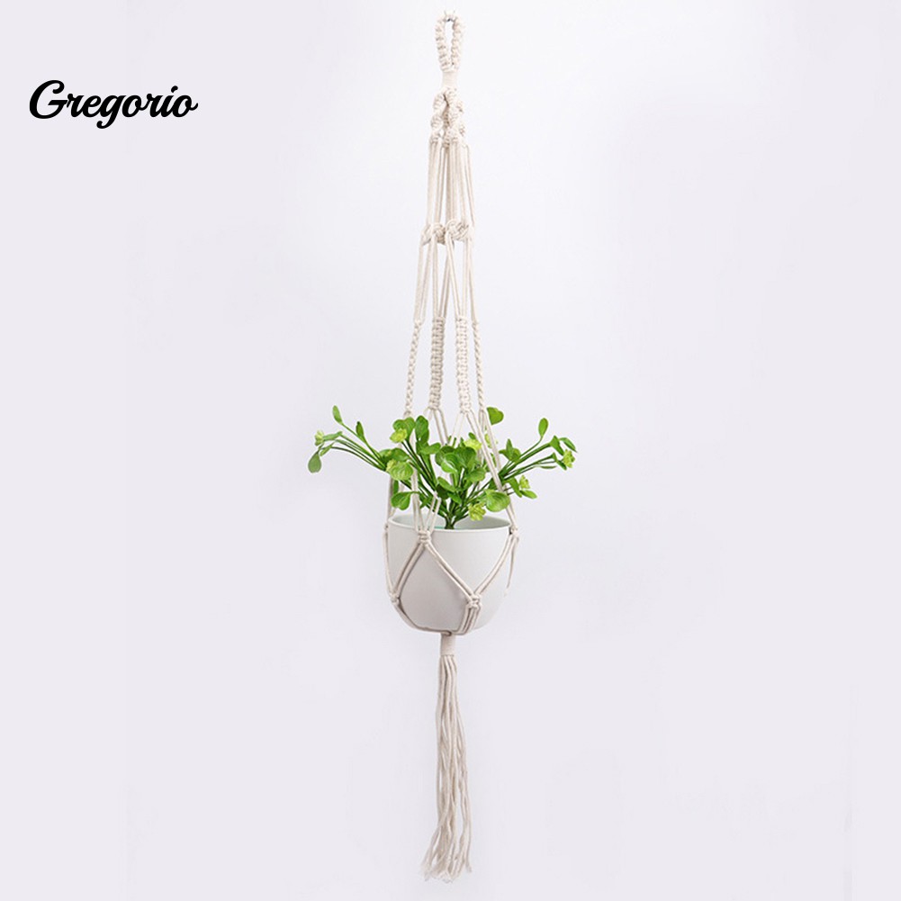 Giá Đỡ Chậu Cây Cảnh Bằng Dây Thừng Cotton Handmade