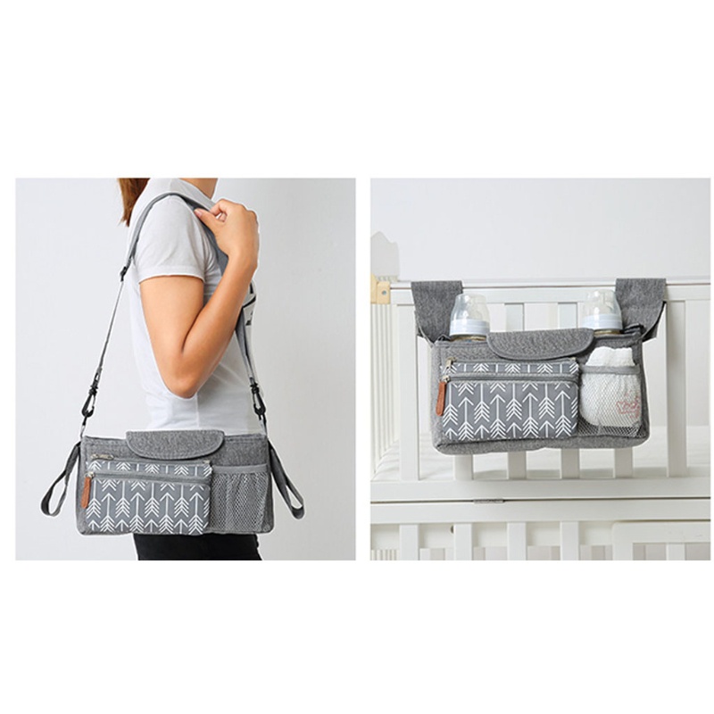 Túi Đựng Đồ Cỡ Lớn Treo Xe Đẩy Em Bé Nhiều Ngăn Tiện Lợi