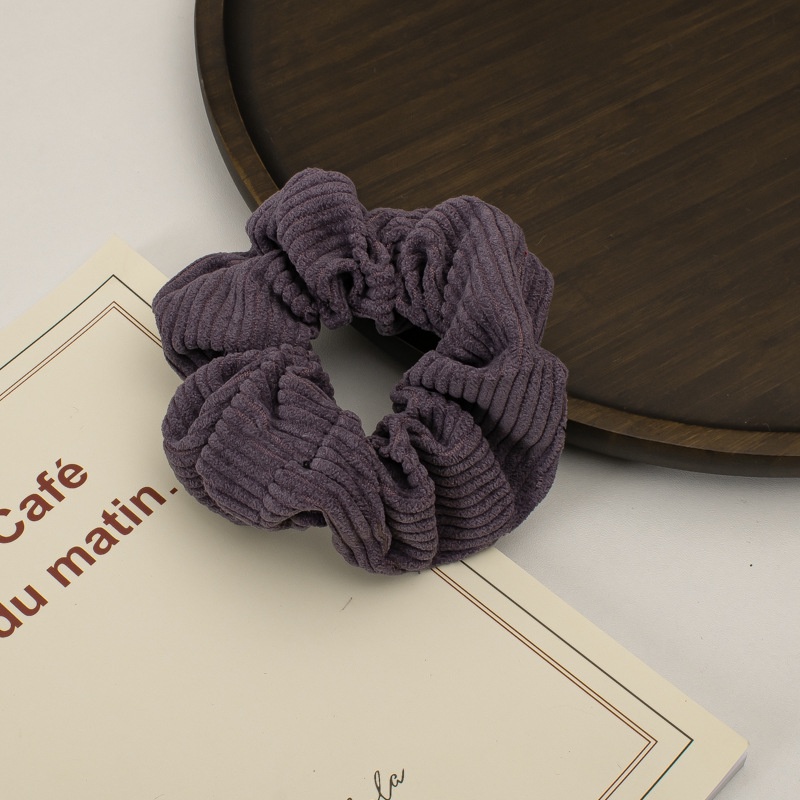 (0687) Scrunchies Chun Buộc Tóc Vải Thun Gân Co Dãn Vintage