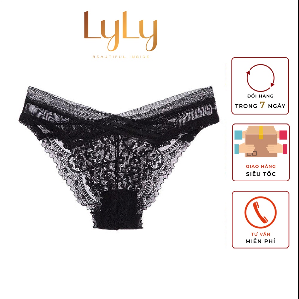 Quần lót ren chéo Lylylorem QL077
