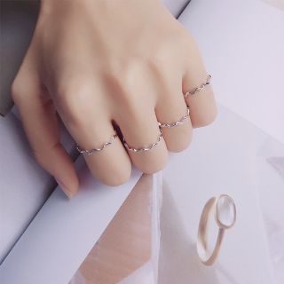 combo 2 chiếc Nhẫn xoắn S925 110k