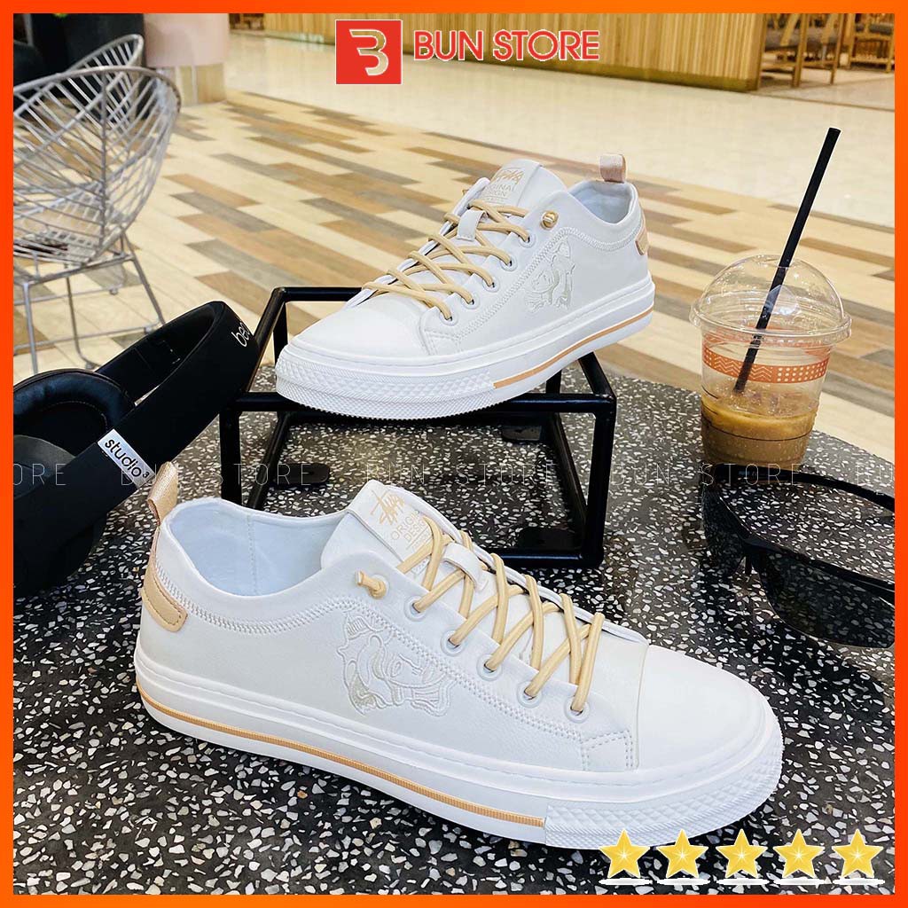 Giày Nam cao cấp Bun Store - Giày da Nam đẹp Sneaker thời trang G9832T