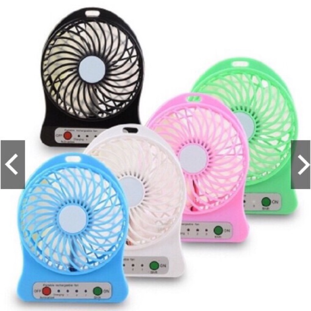 Quạt Mini Sạc Cầm Tay 3 Chế độ Cực Mát