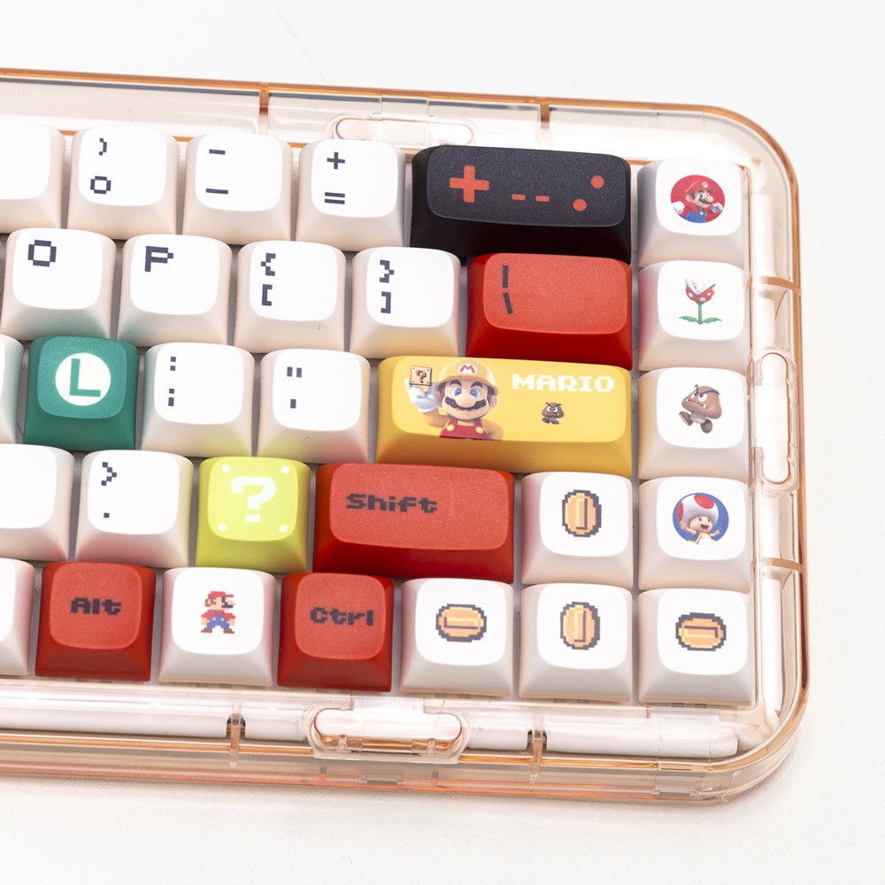144 Phím Mario Keycaps XDA Proifile Anime PBT Dye Sub Bàn phím cơ học Keycap
