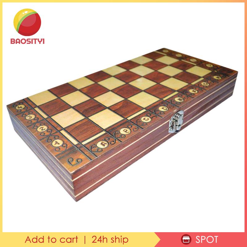 Bộ Cờ Vua Bằng Gỗ Có Nam Châm Hít 29x29cm