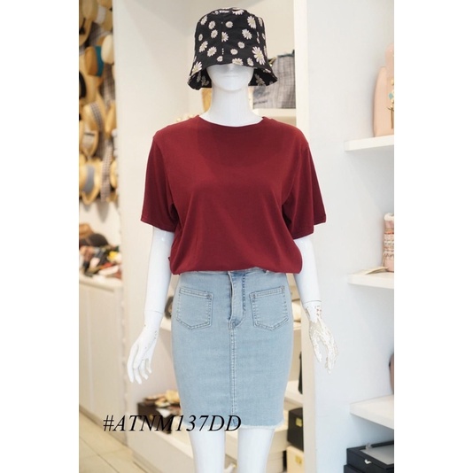 Áo Trơn Cotton Màu Mới 096