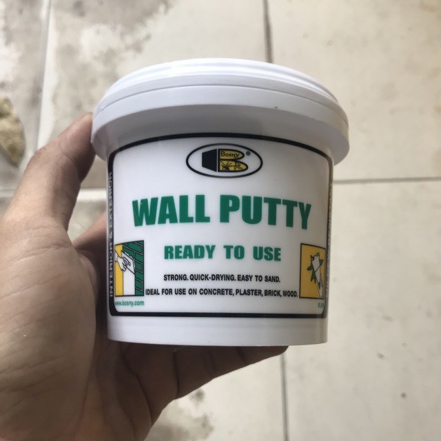 Bột bả trám khe nứt tường nền nhà gỗ Bosny Wall Putty cao cấp TADACA