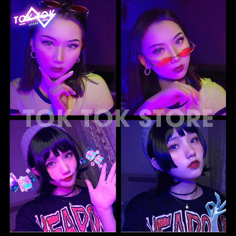 Đèn Led Tiktok nhiều màu TOK TOK đèn neon trang trí, quay video clip triệu views có đui cắm trực tiếp bảo hành 24 tháng.